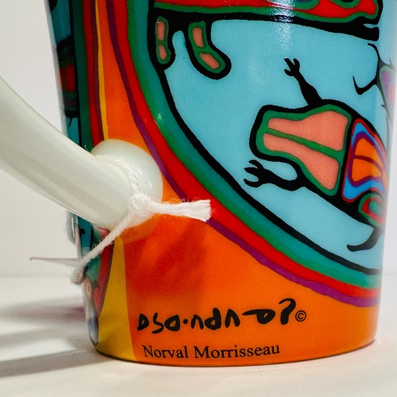 Norval Morrisseau ‘Looking through Portal’ Porcelain Mug - Picture 5 of 15